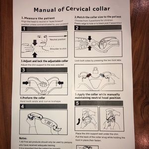 Cervical collar 👤